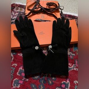 Hermes size 6 Reindeer Gauntlet Gloves